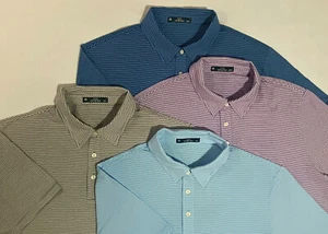 HERREN MEMBERS MARK KURZARM LEICHTES GESTREIFTES FREIZEIT POLOSHIRT, MEHRFARBIG - Bild 1 von 7