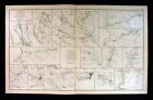 Civil War Map Savannah to Goldsboro to Washington 20th Corps Columbia Richmond
