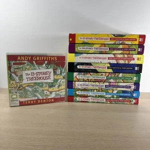 Storey Treehouse Book Bundle X 9 + Audio Book 13 Andy Griffiths & Terry Denton - Picture 1 of 24