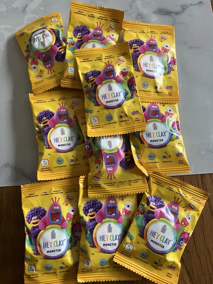 Hey Clay Monster Knete 15 Stück Knet- Modelliermasse - Bild 1 von 1