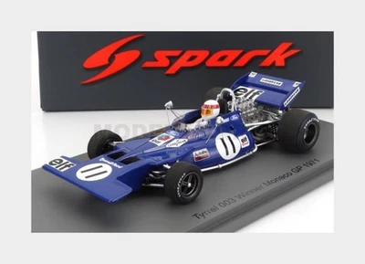 SPARK-MODEL S7213 TYRRELL - F1 003 N 11 WINNER MONACO GP 1971 J.STEWART - BLUE - - Immagine 1 di 2