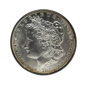 1882 MORGAN DOLLAR CH BU–UNC DETAILS $1 SILVER COIN - Picture 1 of 4