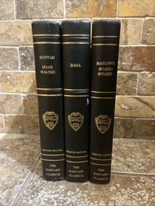 The Harvard Classics Lot of 3 Books Deluxe Edition & Registered Edition - Picture 1 of 6