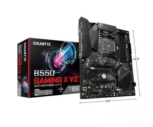 GIGABYTE B550 GAMING X V2 AM4 AMD B550 ATX Untested Parts Only - Photo 1/12