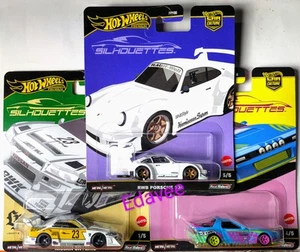 2025 Hot Wheels Premium Silhouettes RWB Porsche 930 Set Of 3 + 1 Protector NEW! - Picture 1 of 1