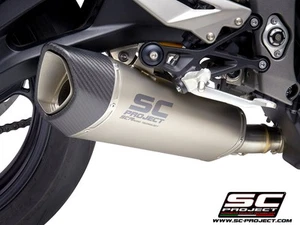 SC Project Triumph Street Triple 765 S/R/RS 20-22 SC1-R Muffler-Titanium - Picture 1 of 1