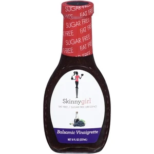 Aderezo para ensaladas sin grasa Skinnygirl, balsámico sin azúcar 8 fl oz (paquete de 1)  - Imagen 1 de 2