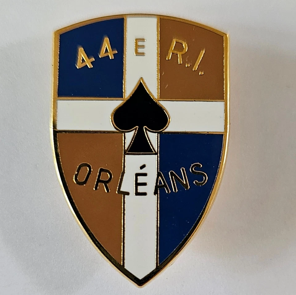 44° Régiment d'Infanterie RI Insigne Arthus-bertrand Paris G 438 DGSE - Photo 1/2