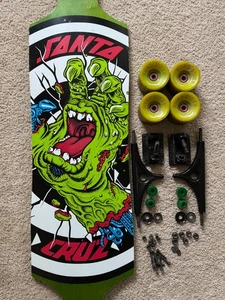 Rob Roskopp TARGET SCREAMING HAND CRUZER LONGBOARD COMPLETE Santa Cruz - Picture 1 of 21