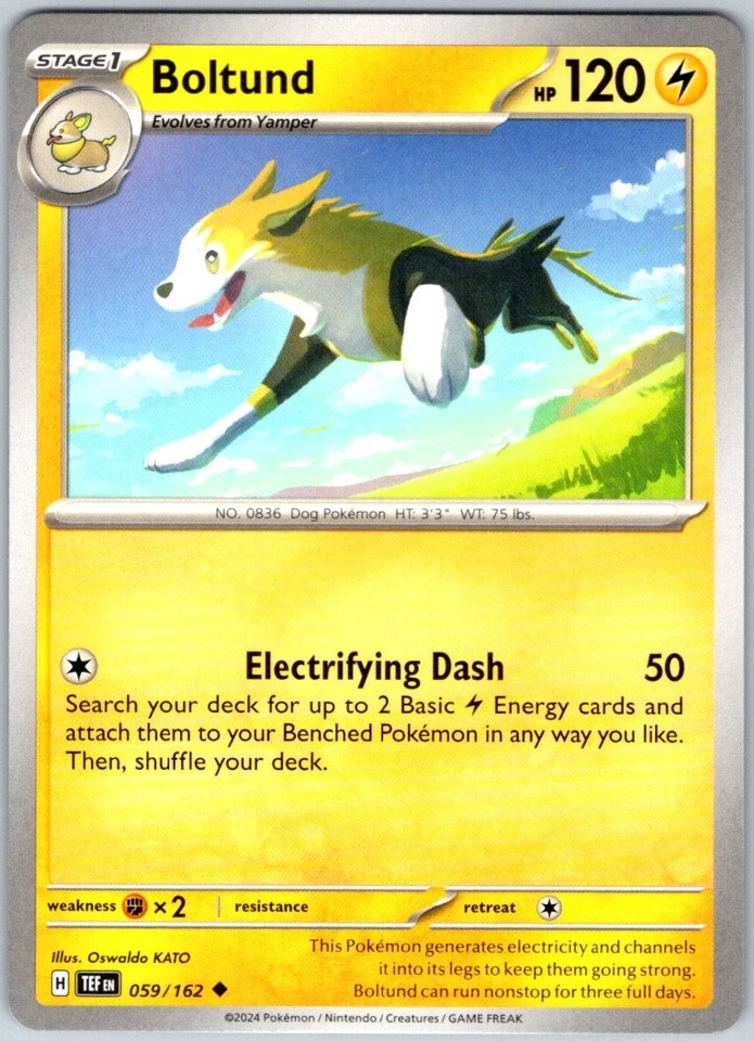 Boltund 059/162 Near Mint SV05: Temporal Forces Pokemon Shipnow - Image 1 of 1