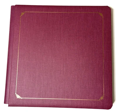 Álbum Creative Memories 12x12 nueva correa bisagra rosa con páginas blancas Foto 1 de 4