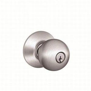 Schlage Residential F80 Orb 626 Orbit Knob Storeroom Lock Satin Chrome - Picture 1 of 1