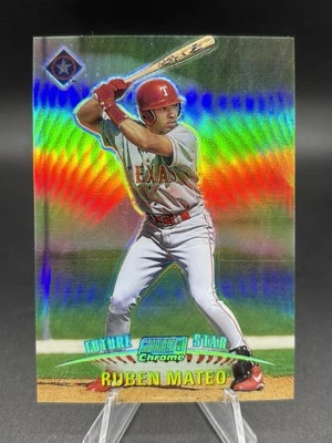 Topps Stadium Club 1999 refractor cromado #SCC37 Rubén Mateo Texas Rangers Foto 1 de 3