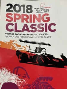 ORIGINAL FACTORY RACE POSTER "LAGUNA SECA 2018 Spring Classic. - Picture 1 of 6