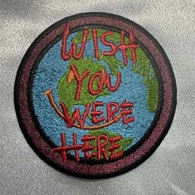 Нашивка с вышивкой Travis Scott Wish You Were Here Tour - Изображение 1 из 2