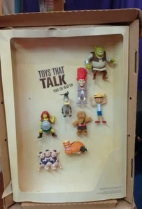 McDonald’s 2010 Shrek Toys That Talk Happy Meal POP Display BOXED NEW Complete - Picture 1 of 7