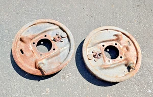 1964-1972 442 Skylark GS GTO 8.2 8.5 10 Bolt Rearend Backing Plates - Picture 1 of 2
