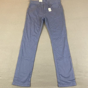 Pantalones de mezclilla Johnnie-O para hombre 32x32 azules Hugo Chino preppy elásticos rayón 5 bolsillos - Imagen 1 de 10