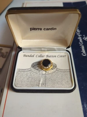  Pierre Cardin Banded Collar Button Cover & Original Box - Image 1 of 4