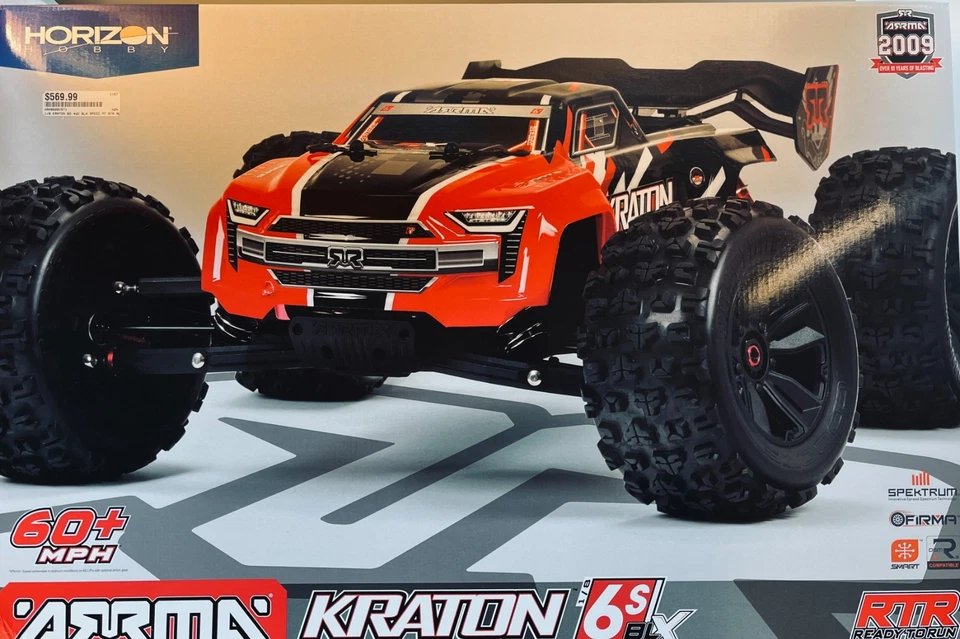 Arma Kraton 6s Blx | Spektrum 3s Smart Batteries (2x) new | Spektrum Charger - Image 1 of 4