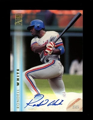 1999 年 Topps 认证亲笔签名 #A6 RONDELL 白色卡签名曝光近乎完好-MT/完好 — 第 1/2 张图片