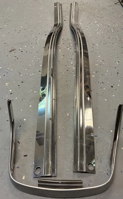 1961 1962 1963 Ford Thunderbird Chrome Center Console Trim Molding Rear & Sides - Image 1 of 4