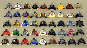 LEGO Choose your NEW Ninjago Torso Njo Ninja Cole Jay Lloyd Kai Nya Zane Ray Wu