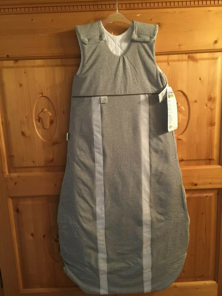  Winter Schlafsack 130 cm NEU Odenwälder Prima Klima grau meliert - Bild 1 von 1