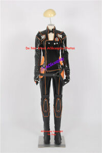 Mass Effect Miranda Lawson Black cosplay costume stretched faux leather made