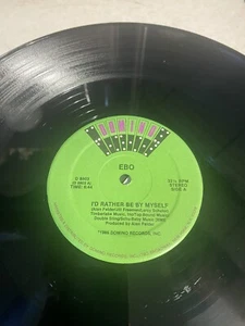 EBO - I'D Rather Be By Myself Domino Records D8903 Funk Soul Vinyl NM - Picture 1 of 1