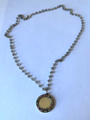 Collar de plata de ley con múltiples piedras preciosas Foto 1 de 4