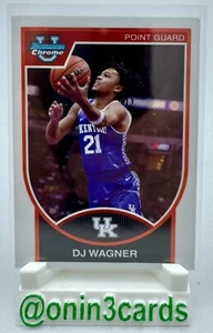 2023-24 Bowman University Chrome DJ Wagner 2007 Throwback Insert Kentucky #07B-3 - Picture 1 of 2