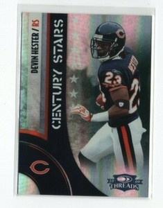 Devin Hester 2008 Donruss Threads Century Stars Insert #CS-10 (089/100)    *0493