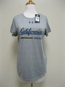Under Armour CALIFORNIA Golden Bears Basketball Womens T-Shirt NEW TAGS Medium - Picture 1 of 5