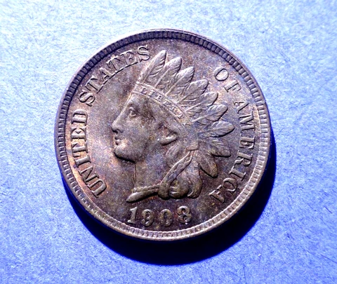 1908 Indian Cent  Borderline Uncirculated Cover