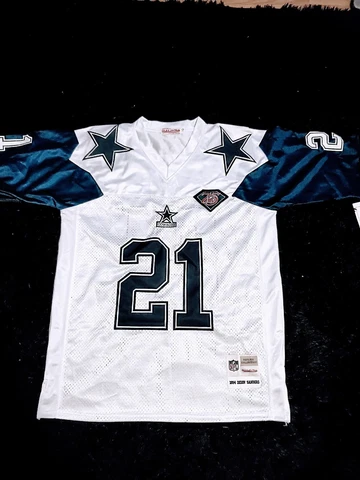 DALLAS.COWBOY'S Throwback DEION SANDERS Alternate Thanksgiving jersey Cover