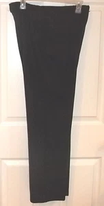 Womens SAG HARBOR~BLACK Dress PANTS~10 Petite Short 10P~NEW Knit Slacks - Picture 1 of 6
