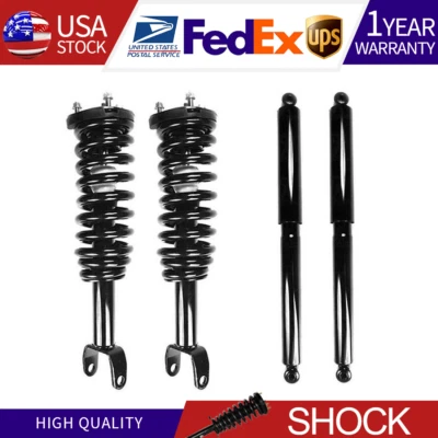 Juego de 4 piezas de puntales delanteros completos y amortiguadores traseros para Dodge Dakota 2005 2006 Foto 1 de 4