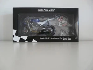 MINICHAMPS 1:12 JORGE LORENZO 2008 SIGNED YAMAHA YZR M1 MOTOGP 122083048 - Picture 1 of 4
