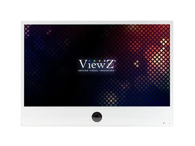 ViewZ VZ-PVM-I4W3N 32 inch IP Based Public View Monitor with 2MP Camera/White - Image 1 of 4