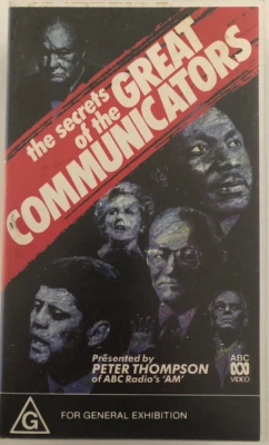 The Secrets of the Great Communicators VHS. About Speaking Techniques & Skills. - Image 1 of 4