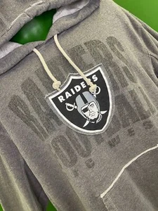 NFL Las Vegas Raiders Weathered Look Grey Hoodie Men's 2X-Large - Picture 1 of 6