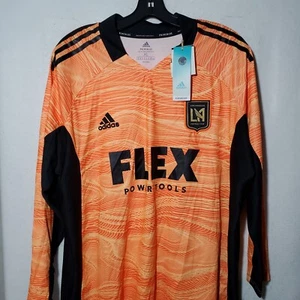 Los Angeles FC Goalkeeper Soccer Jersey Long Sleeve Men's XL Orange NWT  - Picture 1 of 11