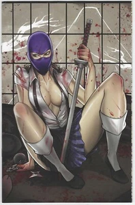 NINJETTES 1 NATE MELENDEZ VIRGIN EXCLUSIVE VARIANT 2022 DYNAMITE - Picture 1 of 2