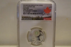 2016 Canada Birthstone Series October Swarovski NGC PF70 U/C - Picture 1 of 2