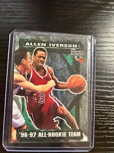 1997 Score Basketball Rookies '96-97 All-Rookie Team Allen Iverson Rookie #73