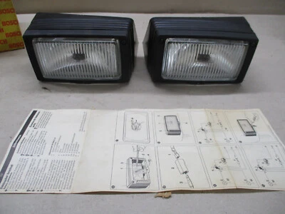 VW Bus T2 Golf 2 Opel Kadett E Frontera A Zusatzscheinwerfer BOSCH Halogen SET - Bild 1 von 4