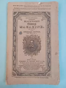 August 1859 Blackwood's Edinburgh Magazine - Bild 1 von 8
