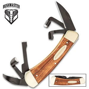 Bushmaster Classic Whittler's Wood Carving Folding Pocket Knife Multi-Blade New - Picture 1 of 1