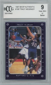Reloj Tracy McGrady 1997-98 SP Auténtico Future Raptors #166 BCCG 9 27335 - Imagen 1 de 2
